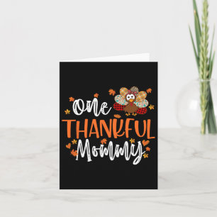 Een dankbare Thanksgiving familie komt overeen met Kaart
