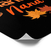 Een dankbare Thanksgiving van nana's schattige her Poster (Hoek)