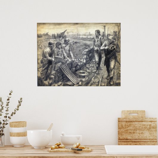 Een dankbare tip van het pet poster (Keuken)