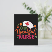 Een Dankbare Verpleegster Waardering Thanksgiving Briefkaart (Staand voorkant)