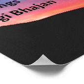 "Een dankbetuiging..." Poster (Hoek)