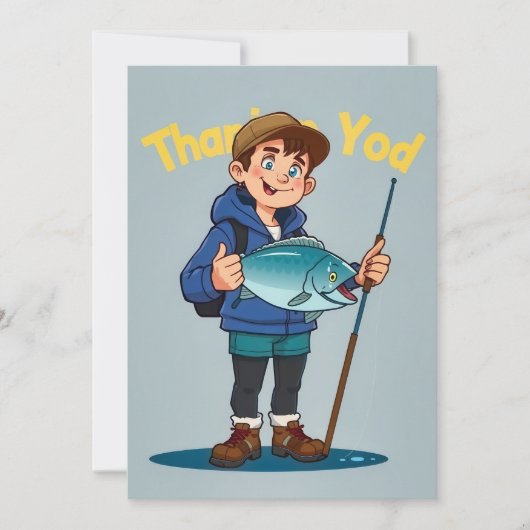 Een dankjewel aan God Kaart (Voorkant)