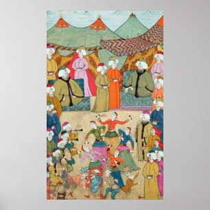 Een dankwoord voor de Plezier van Sultan Ahmet III Poster
