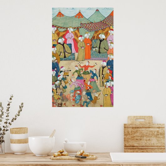 Een dankwoord voor de Plezier van Sultan Ahmet III Poster (Keuken)