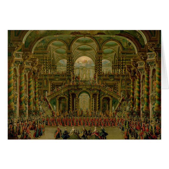 Een dans in een Barok Rococo-paleis (Voorkant Horizontaal)