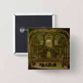 Een dans in een Barok Rococo-paleis Vierkante Button 5,1 Cm (Voorkant /achterkant)