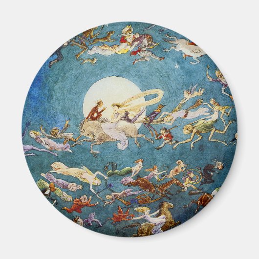 Een dans rond de maan magneet (Voorkant)