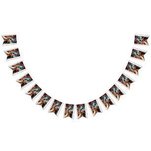 Een dans van eeuwige geloften vlaggetjes