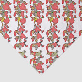 Een dansende gnomen tissuepapier (Detail)