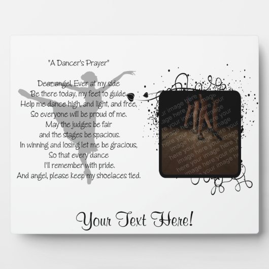 Een danseres dansschildpad fotoplaat (Voorkant)