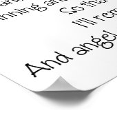 Een danseres Poster (Hoek)