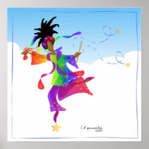 Een danseres Poster naar het voorjaar