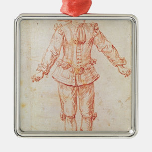 Een danseres uit de opera van Parijs Metalen Ornament
