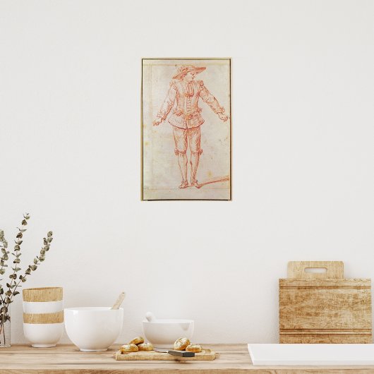 Een danseres uit de opera van Parijs Poster (Keuken)