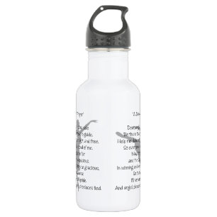 Een danserse gebeddenergie waterfles