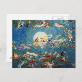 Een dansje rond de bewegingsdruk briefkaart (Voorkant / Achterkant)