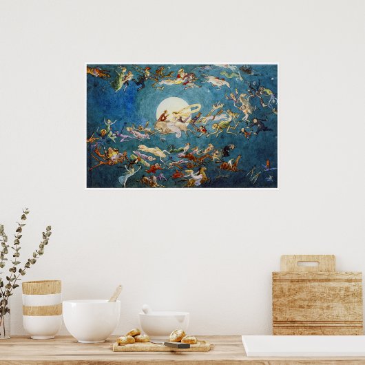 Een dansje rond de bewegingsdruk poster (Keuken)