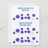 Een danskaart voor een dochter bedankkaart (Voorkant)