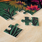 Een dapper vosje voor kinderen legpuzzel (Zijkant)