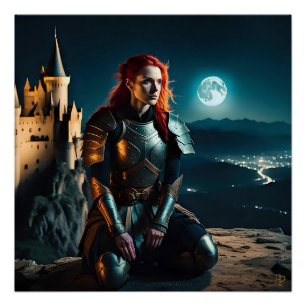 Een dappere avond ervoor perfect poster