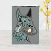 Een dappere geest zal de wereld veroveren kaart (Gele Bloem)