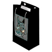 Een dappere geest zal de wereld veroveren klein cadeauzakje (Voorkant Gekanteld)