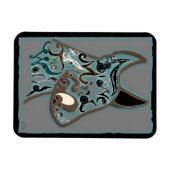 Een dappere geest zal de wereld veroveren magneet (Horizontaal)