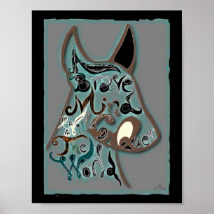 Een dappere geest zal de wereld veroveren poster