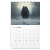 Een Dark Cat Art Kalender (Feb 2026)