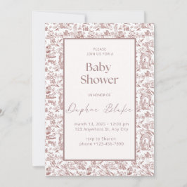 Een Darling Aankomst Baby shower Kaart