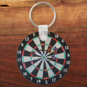 Een DARTBOARD SLEUTELHANGER!!!!! Sleutelhanger (Voorkant)