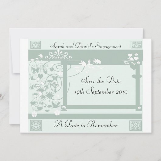 Een datum om te onthouden save the date (Voorkant)