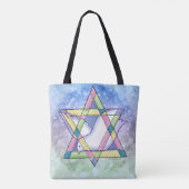 Een davidster tote bag (Achterkant)