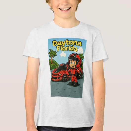 Een Daytona thema Kinder T-shirt (Voorkant)