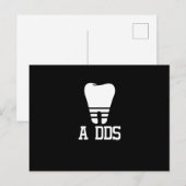 Een DDS Grappige Tandarts een DDS Tand Feestdagenkaart (Voorkant / Achterkant)