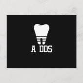 Een DDS Grappige Tandarts een DDS Tand Feestdagenkaart (Voorkant)