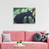 Een decadent-meisje - Ramon Casas Canvas Afdruk (Insitu (Woonkamer))