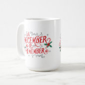 Een december om te onthouden, Vakantie Mok (Voorkant links)