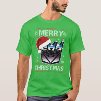 Een Decepticon Prettig Kerstmisransformers Cadeau  T-shirt