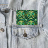 Een decoratief wandkunstwerk heeft een herhalend  button (Insitu)