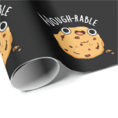 Een deegbaar Funny Cookie Pun Dark BG Cadeaupapier (Rol Hoek)