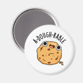 Een deegbaar Funny Cookie Pun Magneet (Voorkant / Achterkant)