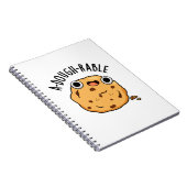 Een deegbaar Funny Cookie Pun Notitieboek (Rechterzijde)