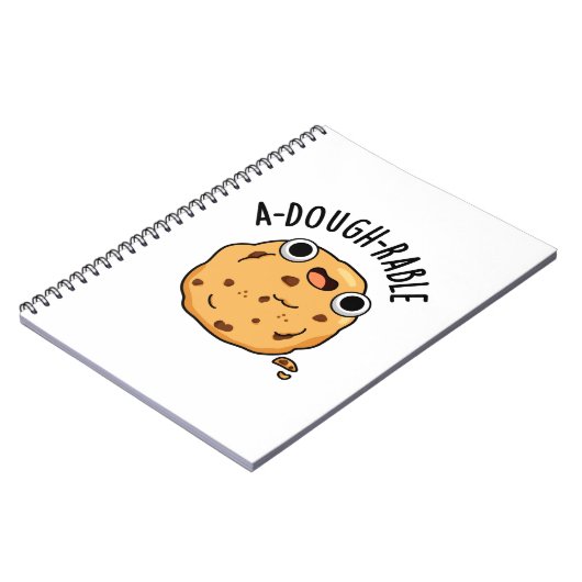 Een deegbaar Funny Cookie Pun Notitieboek (Linkerzijde)