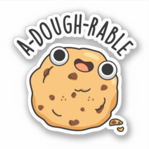 Een deegbaar Funny Cookie Pun Sticker