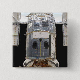 Een deel van de Hubble Ruimtetelescoop Vierkante Button 5,1 Cm