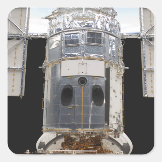 Een deel van de Hubble Ruimtetelescoop Vierkante Sticker (Voorkant)