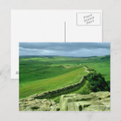 Een deel van de muur van Hadrian, 2e eeuw AD (stee Briefkaart (Voorkant / Achterkant)