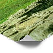 Een deel van de muur van Hadrian, 2e eeuw AD (stee Poster (Hoek)