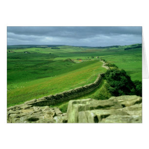 Een deel van de muur van Hadrian, tweede eeuw AD (